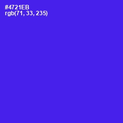 #4721EB - Purple Heart Color Image