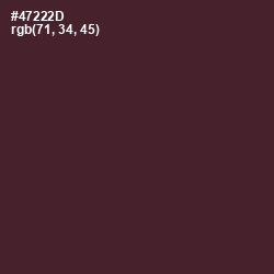 #47222D - Crater Brown Color Image