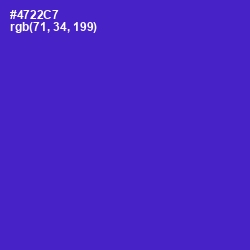 #4722C7 - Purple Heart Color Image