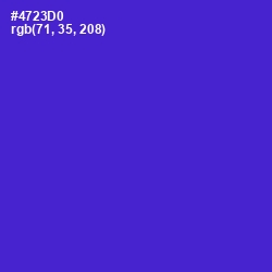 #4723D0 - Purple Heart Color Image