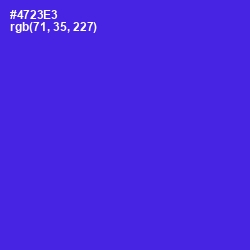 #4723E3 - Purple Heart Color Image