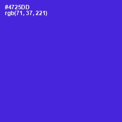 #4725DD - Purple Heart Color Image