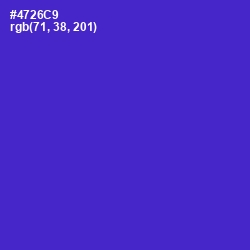 #4726C9 - Purple Heart Color Image