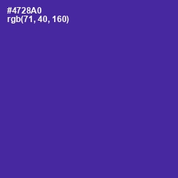 #4728A0 - Daisy Bush Color Image