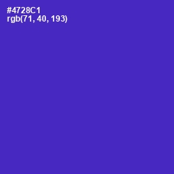 #4728C1 - Purple Heart Color Image