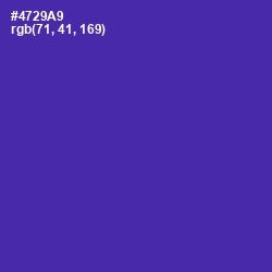 #4729A9 - Daisy Bush Color Image