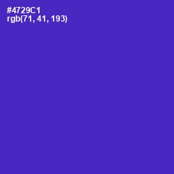 #4729C1 - Purple Heart Color Image