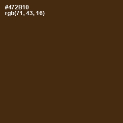 #472B10 - Brown Derby Color Image