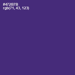 #472B7B - Honey Flower Color Image