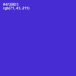 #472BD3 - Purple Heart Color Image