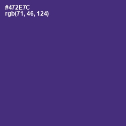#472E7C - Honey Flower Color Image