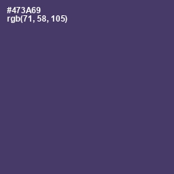 #473A69 - Bossanova Color Image