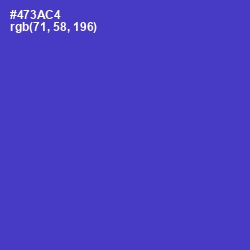 #473AC4 - Purple Heart Color Image