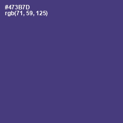 #473B7D - Honey Flower Color Image