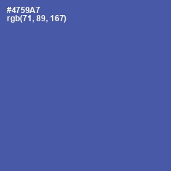 #4759A7 - San Marino Color Image