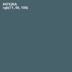#47626A - Blue Bayoux Color Image