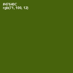 #47640C - Green Leaf Color Image