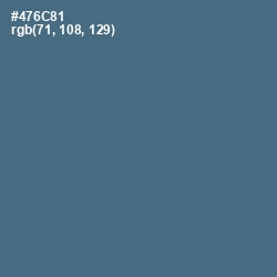 #476C81 - Bismark Color Image