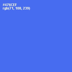 #476CEF - Royal Blue Color Image
