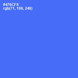 #476CF8 - Royal Blue Color Image