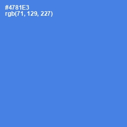 #4781E3 - Havelock Blue Color Image