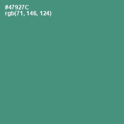 #47927C - Viridian Color Image