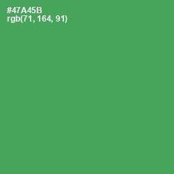 #47A45B - Chateau Green Color Image