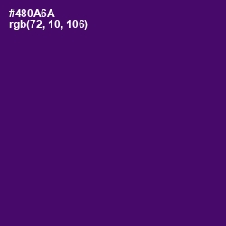 #480A6A - Scarlet Gum Color Image