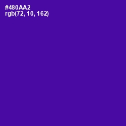 #480AA2 - Daisy Bush Color Image