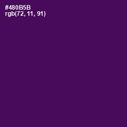 #480B5B - Clairvoyant Color Image