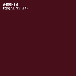 #480F1B - Cab Sav Color Image