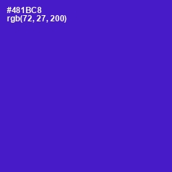 #481BC8 - Purple Heart Color Image