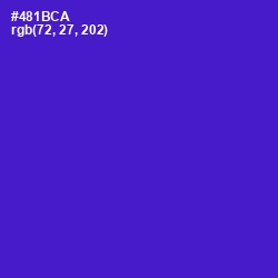 #481BCA - Purple Heart Color Image