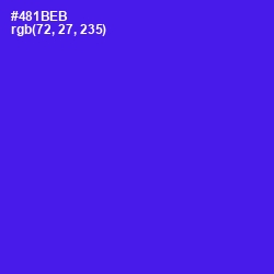 #481BEB - Purple Heart Color Image