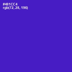 #481CC4 - Purple Heart Color Image