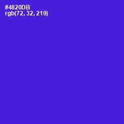 #4820DB - Purple Heart Color Image