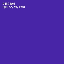 #4824A6 - Daisy Bush Color Image