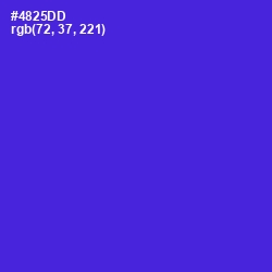 #4825DD - Purple Heart Color Image