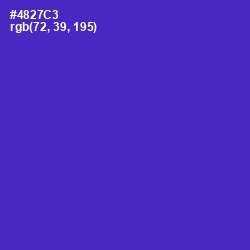#4827C3 - Purple Heart Color Image