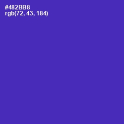 #482BB8 - Daisy Bush Color Image