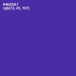#482DA7 - Daisy Bush Color Image