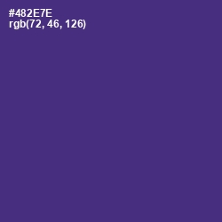 #482E7E - Honey Flower Color Image