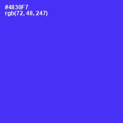 #4830F7 - Purple Heart Color Image