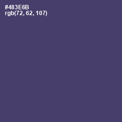 #483E6B - Voodoo Color Image