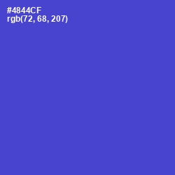 #4844CF - Indigo Color Image