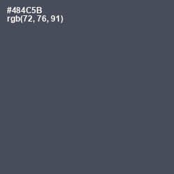 #484C5B - Trout Color Image