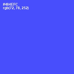 #484EFC - Royal Blue Color Image