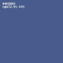 #485B8D - Victoria Color Image
