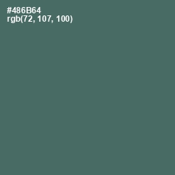 #486B64 - Como Color Image