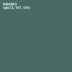 #486B65 - Cutty Sark Color Image